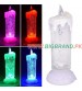 24cm Swirling Colour Changing LED Water Candle